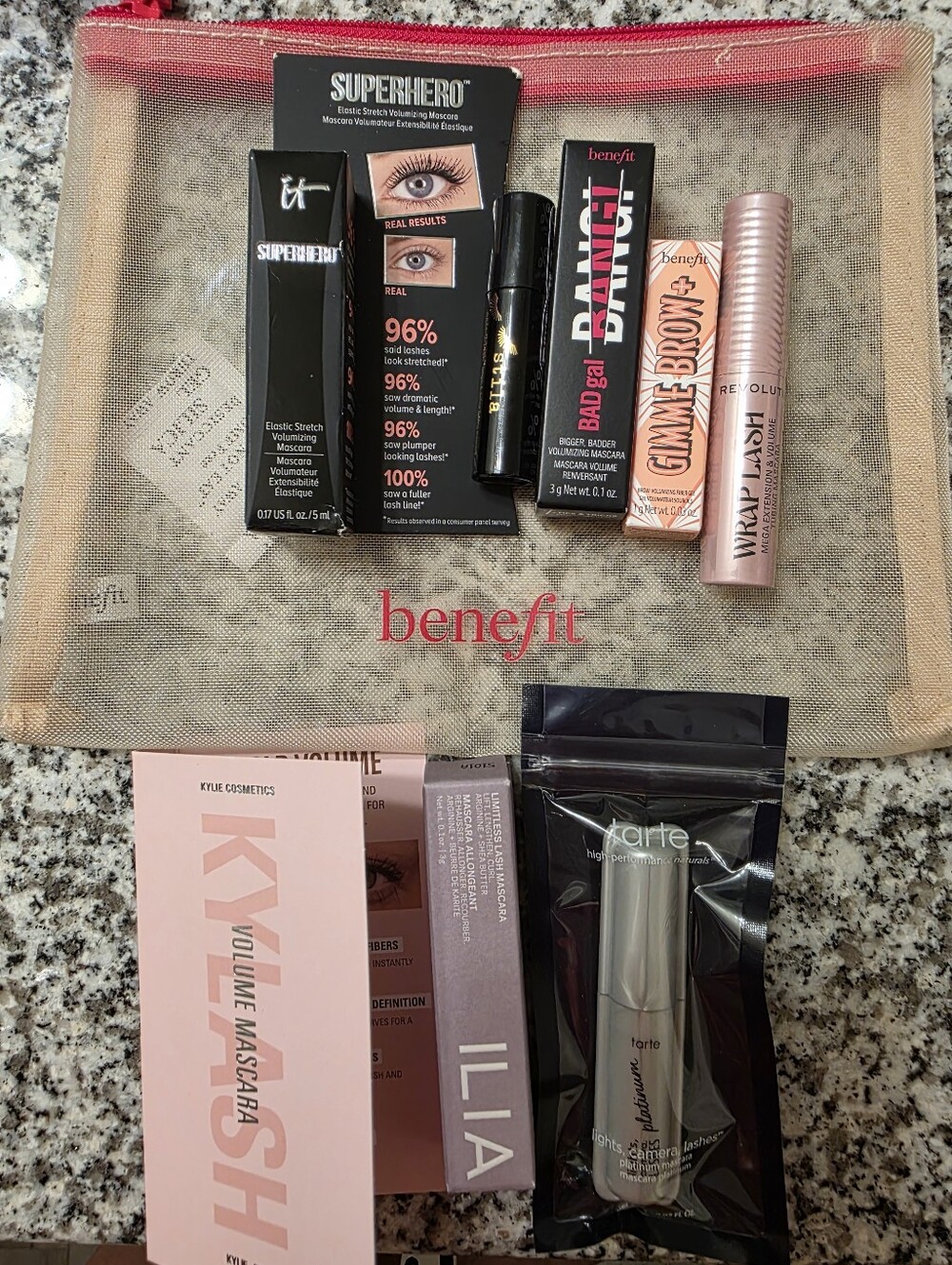 Mini Mascara Bundle Tarte Ilia IT Benefit Revolution Kylie Stila